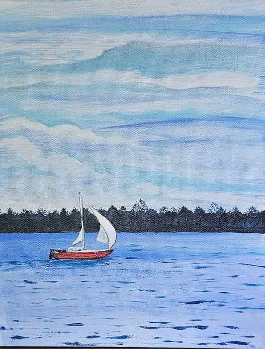 Red Sailboat